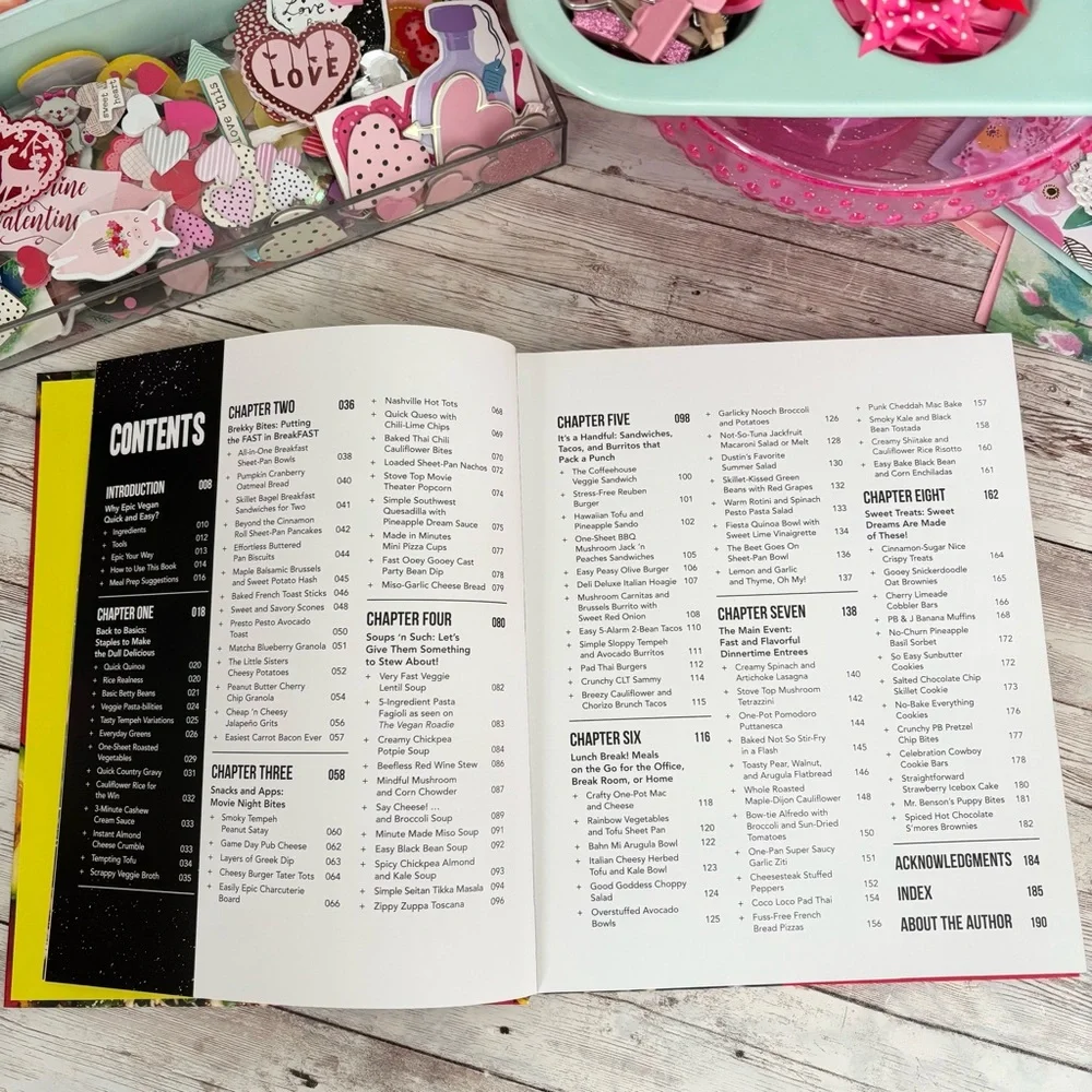 Epic Vegan Quick And Easy Hardcover Book Cookbook Dustin Harder One Pot Recipes